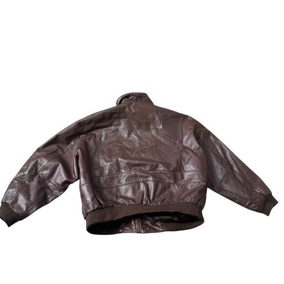 Vintage Wilsons Aviator adventure bound leather jacket motorcycle 2XL mens - Picture 5 of 10